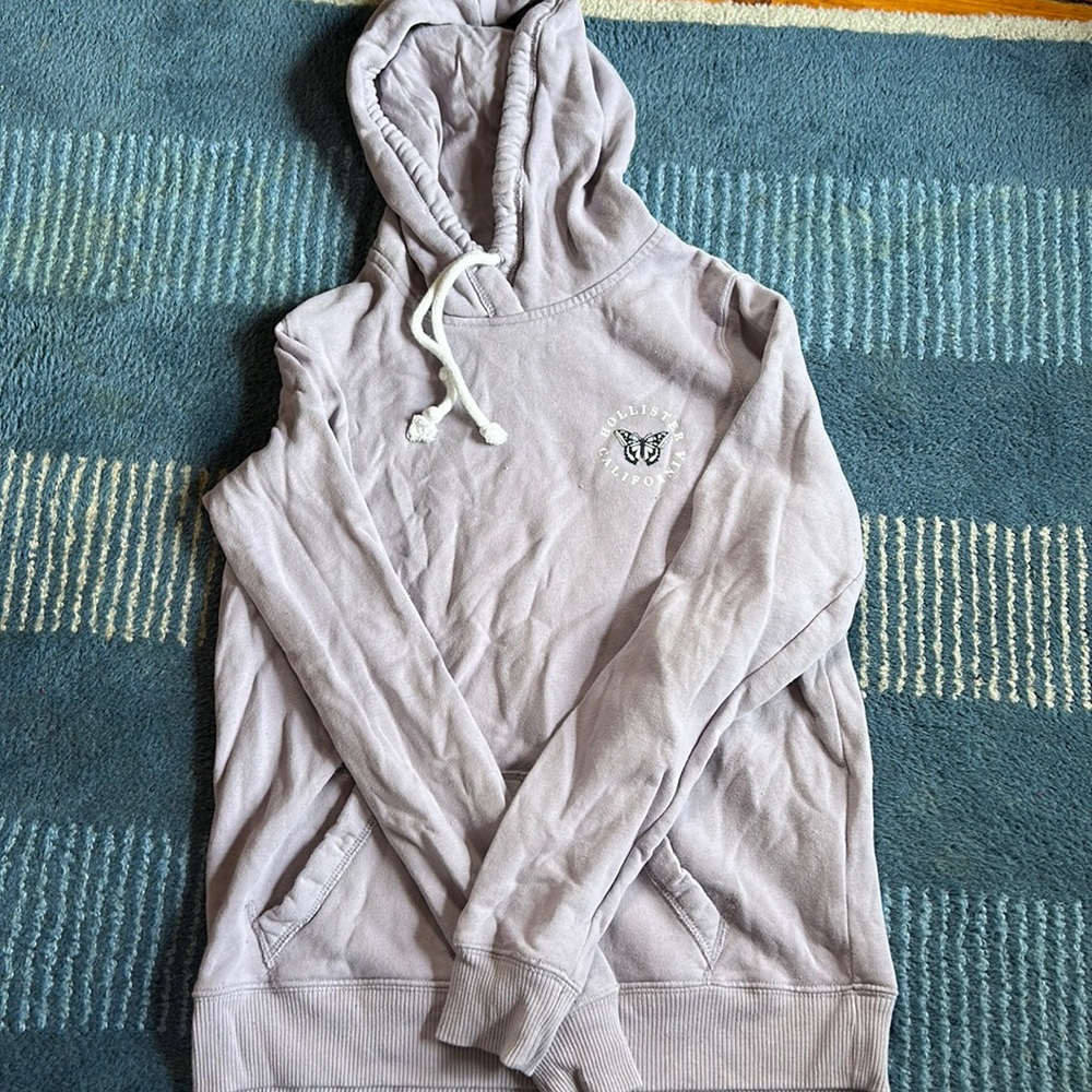 Purple Kids Hollister Hoodie, size XS